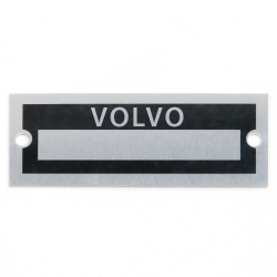 Blank Data Vin Plate - Volvo - Part Number: VPAVIN101