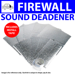 Heat & Sound Deadener VW Type 1 “Oval” 1953 - 57 Firewall Kit + Tape 10233Cm2 - Part Number: ZIR79885