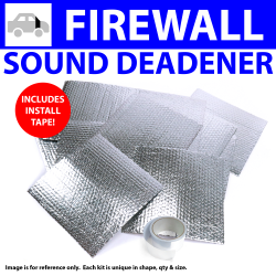 Heat & Sound Deadener VW Type 1 1968 - 1983 Firewall Kit + Seam Tape 12690Cm2 - Part Number: ZIR798F9