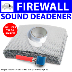 Heat & Sound Deadener VW Type 1 1968 - 83 Firewall Kit + Tape, Roller 12690Cm2 - Part Number: ZIR799DB