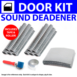 Heat & Sound Deadener Dodge Charger 1966 - 67 4Dr Kit + Tape, Roller 19044Cm2 - Part Number: ZIR79E16