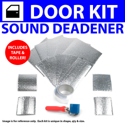 Heat & Sound Deadener Camaro 1967 - 69 4 Door Kit + Seam Tape, Roller 18126Cm2 - Part Number: ZIR79DF9