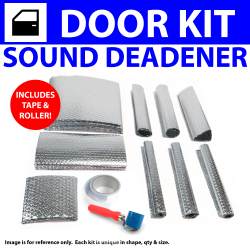 Heat & Sound Deadener VW Karmann Ghia 4 Door Kit + Seam Tape, Roller 18090Cm2 - Part Number: ZIR79DFF