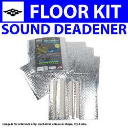 Heat & Sound Deadener Ford Thunderbird 1967 - 1976 Floor Kit 33237Cm2 - Part Number: ZIR79FC3