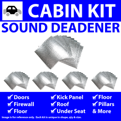 Heat & Sound Deadener for GMC Sierra ~ In Cabin Stg3 Kit - Part Number: ZIR76F2E