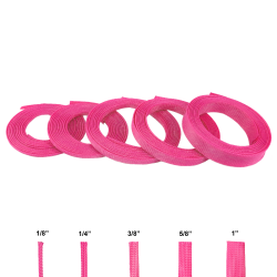 Neon Pink Ultra Wrap Wire Loom Variety Pack - 50 Feet Total
 - Part Number: KIC7ACD0