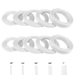 White Ultra Wrap Wire Loom Variety Pack - 100 Feet Total
 - Part Number: KIC7ACDF