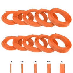 Orange Ultra Wrap Wire Loom Variety Pack - 100 Feet Total - Part Number: KIC7ACE2
