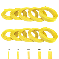 Neon Yellow Ultra Wrap Wire Loom Variety Pack - 100 Feet Total
 - Part Number: KIC7ACE3