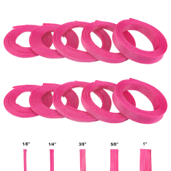 Neon Pink Ultra Wrap Wire Loom Variety Pack - 100 Feet Total
 - Part Number: KIC7ACE5