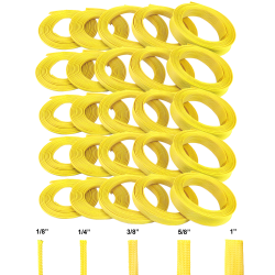 Neon Yellow Ultra Wrap Wire Loom Variety Pack - 250 Feet Total
 - Part Number: KIC7ACF4
