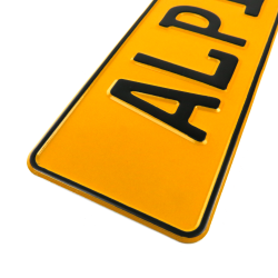 Street Sign - Yello - Part Number: TEMPLATE122