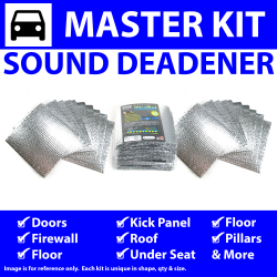 Heat & Sound Deadener Ford Truck 1987 - 1996 F150 Truck Master Kit 54144Cm2 - Part Number: ZIR7AB9A
