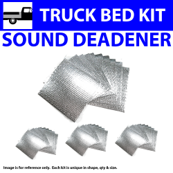 Heat & Sound Deadener Ford Truck 1987 - 1996 F150 Truck UnderBed Kit 45120Cm2 - Part Number: ZIR7A870