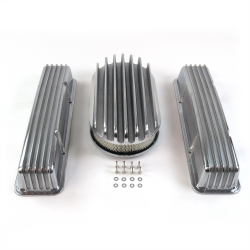 SBC 15” Deep Oval/Tall Finned Engine Dress Up kit~w/o Breather Holes - Part Number: VPA7AC66