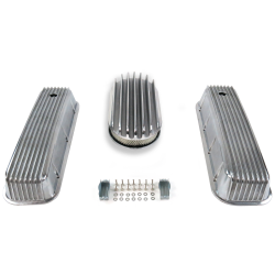 BBC 15” Deep Oval/Finned Engine Dress Up kit~Holes No Breathers - Part Number: VPA7AC6A