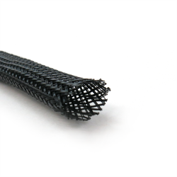 3/4" Black Ultra Wrap Wire Loom - 1 Foot - Part Number: KICWFABK0075L001