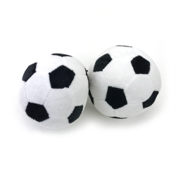 3” Plush Stuffed Soccer balls Toys - Pair  - Part Number: VPAFB008