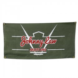 24" X 48" Johnny Law Horizontal Color Banner - Part Number: JLMPROJ001