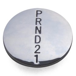 PRND21 Shift Knob Medallion Insert -- For Metal Knob - Part Number: ASCMD02