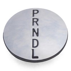 PRNDL Shift Knob Medallion Insert -- For Metal Knob - Part Number: ASCMD04