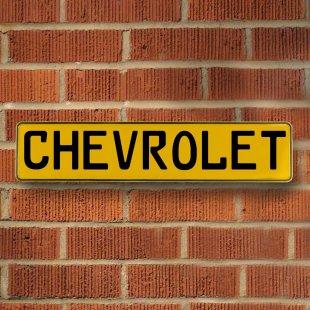 Chevrolet Street Sign