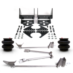 Triangulated 4-Link Kit with 2600 lb Air Bags & Adjustable Bolt On Brackets - Part Number: HEXTTK4AIRB