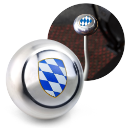 Coat of Arms Bavaria Gear Shift Knob M10 VW Bus Beetle Ghia Thing Split  - Part Number: LABSN6M