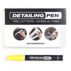 Yellow Long Lasting Interior Tire Paint Pen Permanent Water Proof Marker- Each - Part Number: VPAPENYL
