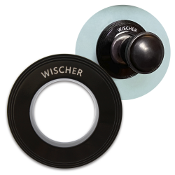 Magnetic Wiper Switch (WISCHER) Trim Ring Cover (Black) For VW Beetle - Part Number: LABTRC09BK