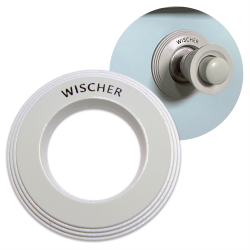 Magnetic Wiper Switch (WISCHER) Trim Ring Cover (Silver Beige) For VW Beetle - Part Number: LABTRC09SB
