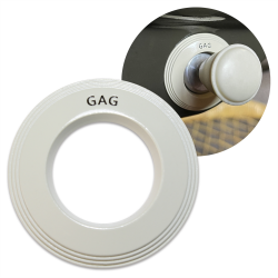 Magnetic Choke Switch (GAG) Trim Ring Cover (Silver Beige) For VW Beetle - Part Number: LABTRC11SB