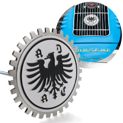 ADAC German Car Club Grill Badge Emblem Medallion BMW VW Mercedes Audi Porsche - Part Number: AUTFGE10