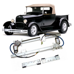 12V Power Window Conversion Kit for 1928 Model A Roadster Standard Deluxe Sport
 - Part Number: AUTA33AEC