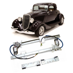 2 Door 12V Power Window Conversion Kit for 1934 Model 40 Coupe, 3, 5 Window
 - Part Number: AUTA33B75