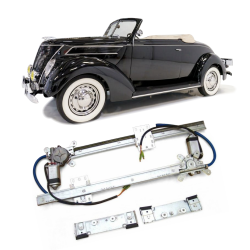 2 Door 12V Power Window Conversion Kit for 1937 Ford Roadster Standard Deluxe 
 - Part Number: AUTA33BAB
