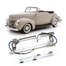 2 Door 12V Power Window Conversion Kit for 1940 Ford Coupe Club Standard Deluxe
 - Part Number: AUTA33BDE