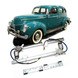 2 Door 12V Power Window Kit for 1940 Ford Sedan Standard Deluxe Tudor Fordor
 - Part Number: AUTA33BE0