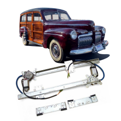 12V Power Window Kit for 1942 Ford Station Wagon Standard Deluxe Super Woody
 - Part Number: AUTA33BFB