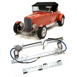 12V Power Window Kit for 1930 Model A Roadster Pickup Standard Deluxe or Sport
 - Part Number: AUTA33B18