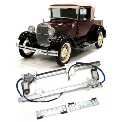 Power Window Kit for 1929 Model A Coupe Business Standard Deluxe Sport Special
 - Part Number: AUTA33B14