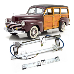 12V Power Window Kit for 1946 Ford Station Wagon Standard Deluxe Super Woody
 - Part Number: AUTA33C05