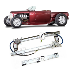Flat Glass 12V Power Window Conversion Kit for 1932 Model B Roadster Pickup
 - Part Number: AUTA33B45