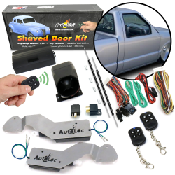 Bolt-On Shave Door Kit for 94-03 S10/Blazer/Sonoma/Hombre w/ Alarm Remotes 12V - Part Number: AUTSVBBA