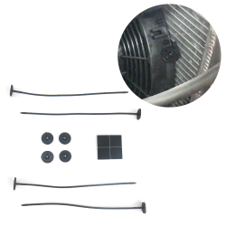 Zirgo Universal Heavy-Duty Radiator Cooling Fan Tie Kit with SureLoc Technology - Part Number: ZIRZFCT