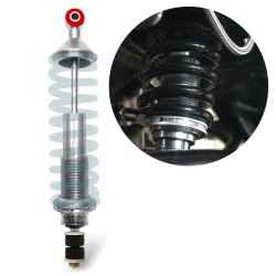 Performance Coilover Shock 223mm Length w/ Loop to Spike Stem Adapter Nitrogen - Part Number: HEXSHX15223AB