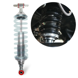 Performance Coilover Shock 375mm Length with Crossbar to Loop Adapter Nitrogen - Part Number: HEXSHX15375CA