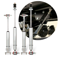 Gas Shocks (4) Racing Kit 273mm w/ Crossbar to Stud Plate and 375mm Stem to Pin - Part Number: HEXSHX80BCDDBF