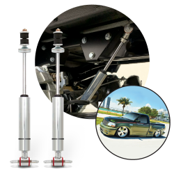 Nitrogen Gas Performance Front Shocks for 1997-2001 Ford Pickup Truck F150 Pair - Part Number: HEX9BDF11