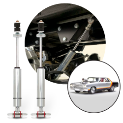Performance Racing Front Shocks for 1964-1967 Chevrolet Chevelle Nitrogen Charge - Part Number: HEX9BDF55